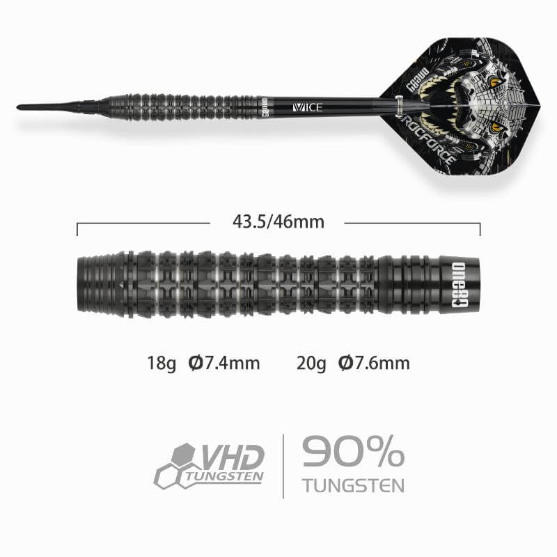 ONE80 CROCFORCE CF3 クロックフォース3 2BA20g ダーツ バレル