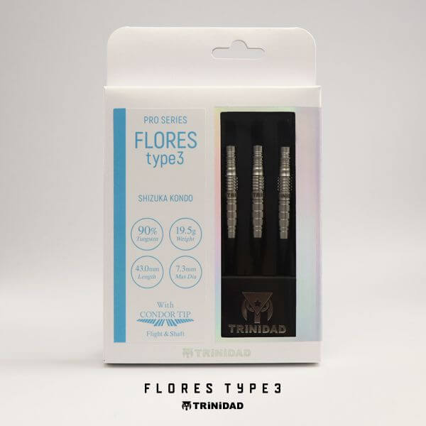 トリニダード Flores Type3 フローレス3 近藤静加選手 ダーツ バレル