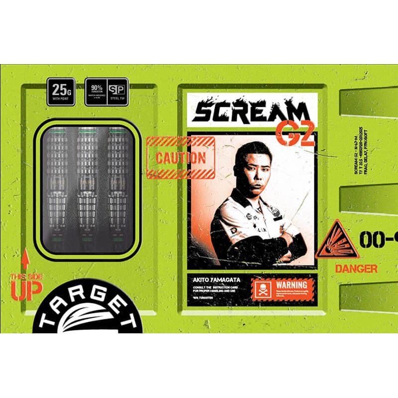 ターゲット SCREAM G2 スクリーム2 スイスポイント スティール25g 山形