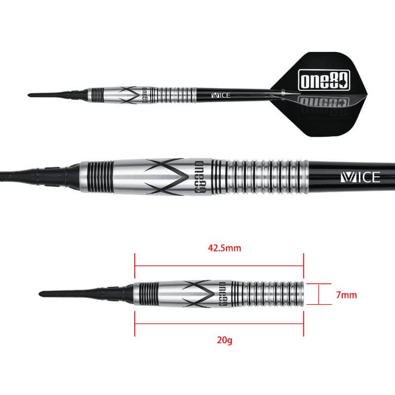 ONE80 Uta ウタ ブラック 2BA20g 三浦歌織選手 ダーツ バレル