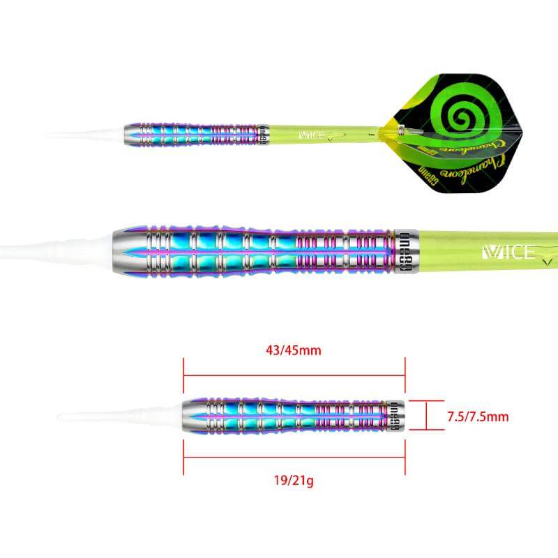 ONE80 カメレオン ソーダライト 2BA19g ダーツ バレル