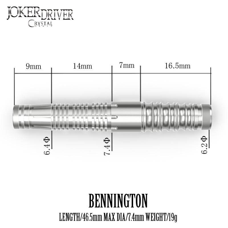 ジョーカードライバー BENNINGTON ベニントン 2BA19g ダーツ バレル