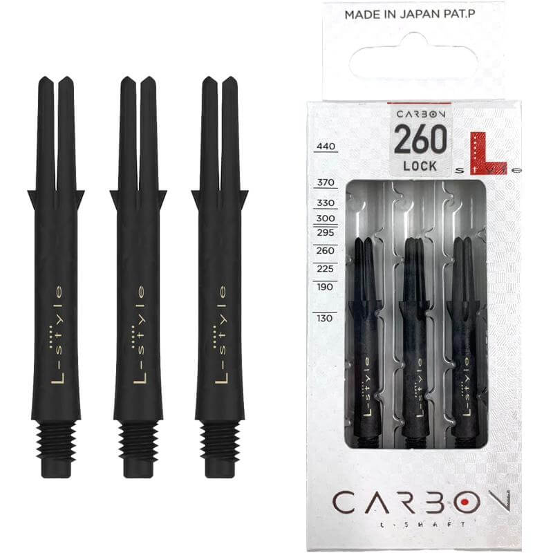 L-Style 260 カーボンシャフト5本セットです。 エルシャフト カーボン ロック ストレート L-style L-SHaft Carbon