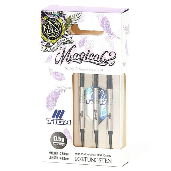 ティガ マジカル2 2BA17.5g 吉羽咲代子選手 ダーツ バレル