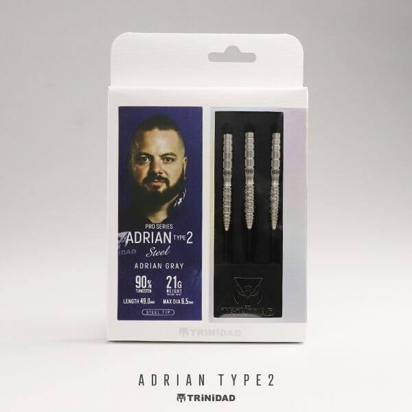 TRiNiDAD ダーツ スティール 【Adrian Gray】 トリニダード Adrian type2 エイドリアン2 スティール21g エイドリアン