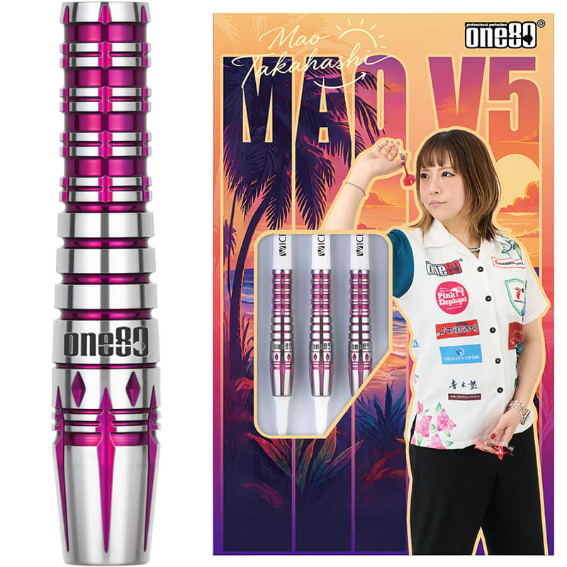 ワンエイティー 髙橋麻央選手 マオ5 one80 Mao5 2BA18g ダーツ バレル