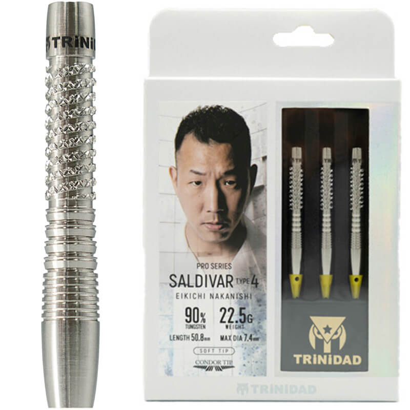 ゆ*様 TRINIDAD SALDIVAL TYPE4 2BA 中西永吉選手モデ トリニダード】Saldivar4 サルディバル4 2BA22.5g 中西永吉選手 ダーツ