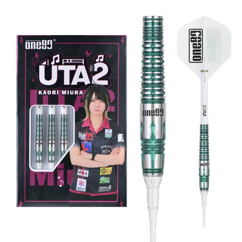 ONE80 Uta ver.2 ウタ2 エメラルド 2BA18g 三浦歌織選手 ダーツ バレル