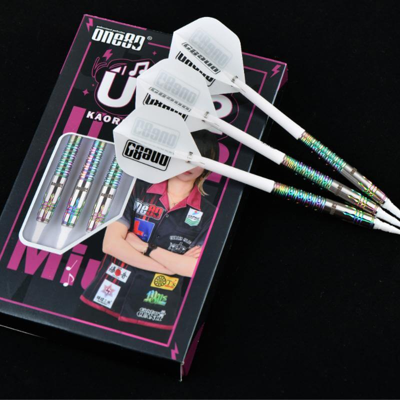 ONE80 KAORI MIURA ダーツ　UTA 三浦歌織　レア　レインボー ONE80 Uta ver.2 ウタ2 レインボー 2BA20g 三浦歌織選手 ダーツ バレル
