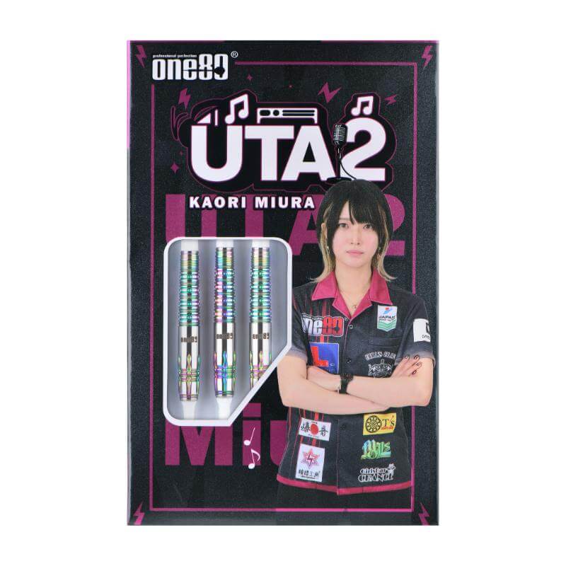 ONE80 Uta ver.2 ウタ2 レインボー 2BA20g 三浦歌織選手 ダーツ バレル