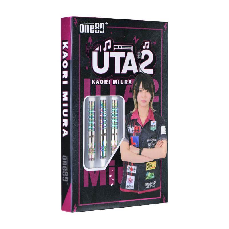 one80 UTA 2 Kaori Miura ダーツ バレル ONE80 Uta ver.2 ウタ2 レインボー 2BA20g 三浦歌織選手 ダーツ バレル