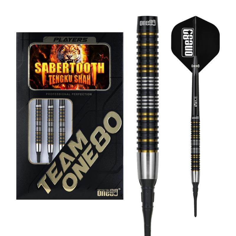 ダーツ　TEAM ONE 80 セイバートゥース ONE80 SABERTOOTH セイバートゥース 2BA22.5g テンクゥ・シャー選手