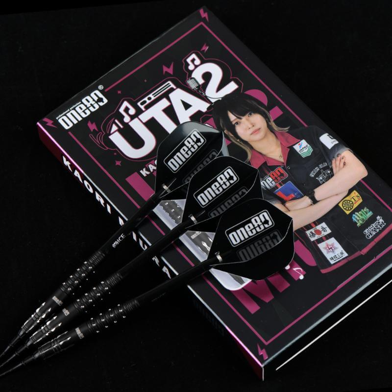 ONE80 Uta ver.2 ウタ2 ブラック 2BA22g 三浦歌織選手 ダーツ バレル