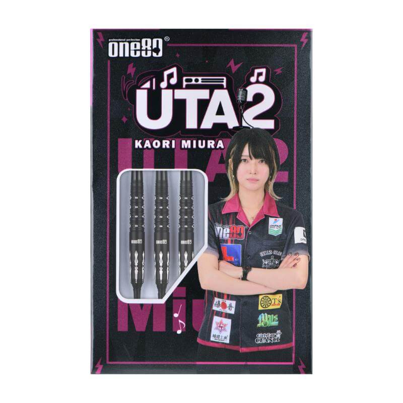 ONE80 Uta ver.2 ウタ2 ブラック 2BA22g 三浦歌織選手 ダーツ バレル