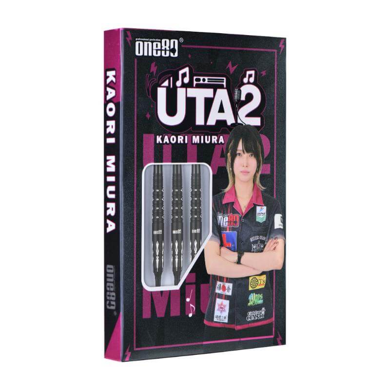 ONE80 Uta ver.2 ウタ2 ブラック 2BA22g 三浦歌織選手 ダーツ バレル