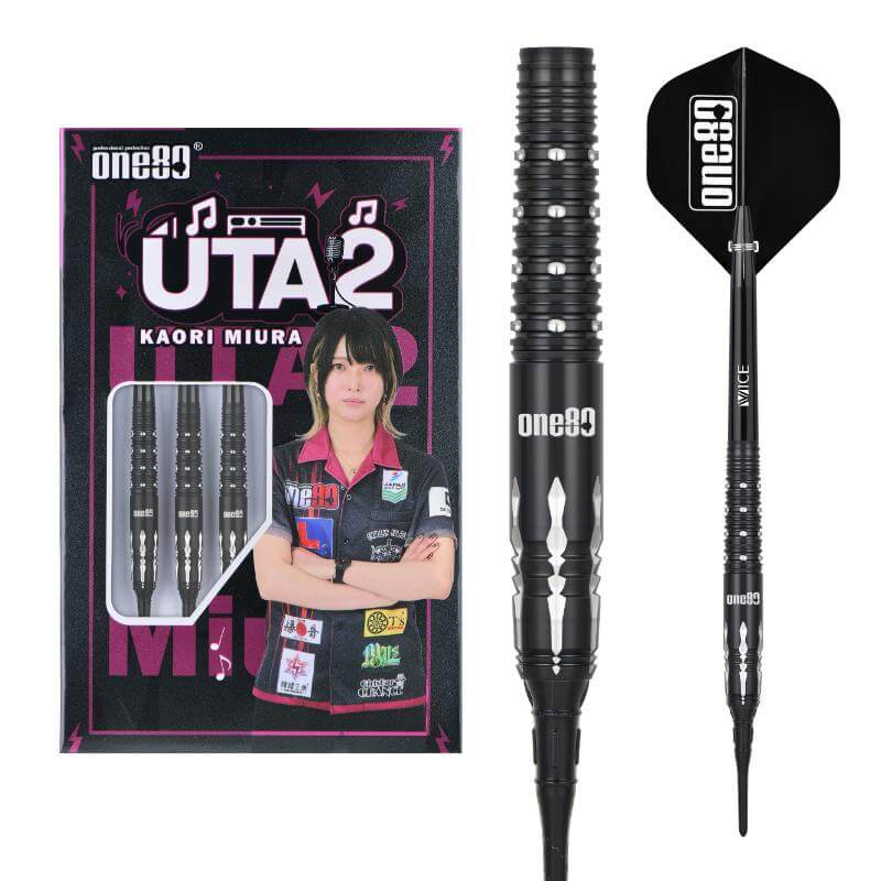 ONE80 Uta ver.2 ウタ2 ブラック 2BA22g 三浦歌織選手 ダーツ バレル