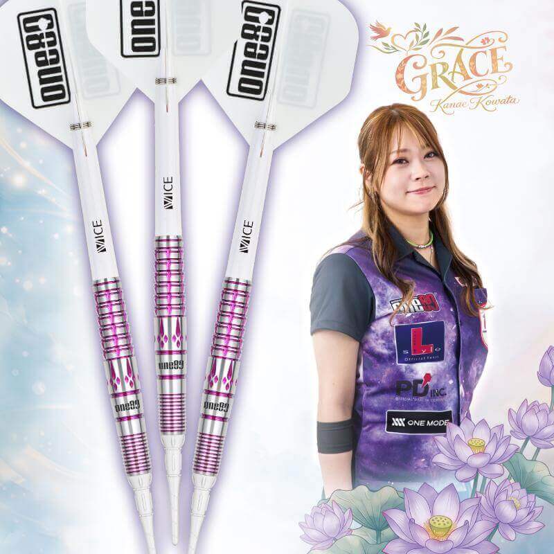 ワンエイティー 木幡香夏恵選 グレイス One80 GRACE 2BA 18g ダーツ バレル