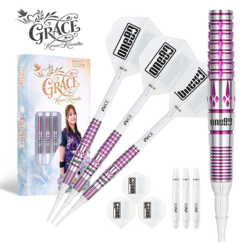 ワンエイティー 木幡香夏恵選 グレイス One80 GRACE 2BA 18g ダーツ バレル