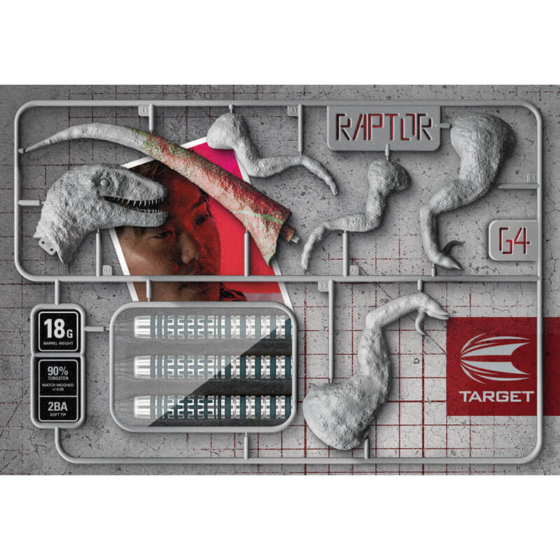ターゲット RAPTOR G4 ラプター4 2BA18.0g 西谷譲二選手 ダーツ バレル