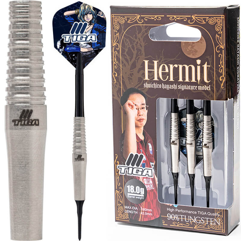 TIGA(ティガ) Hermit(ハーミット) 2BA 林周一郎 ティガ Hermit ハーミット 2BA18g 林周一郎選手 ダーツ バレル