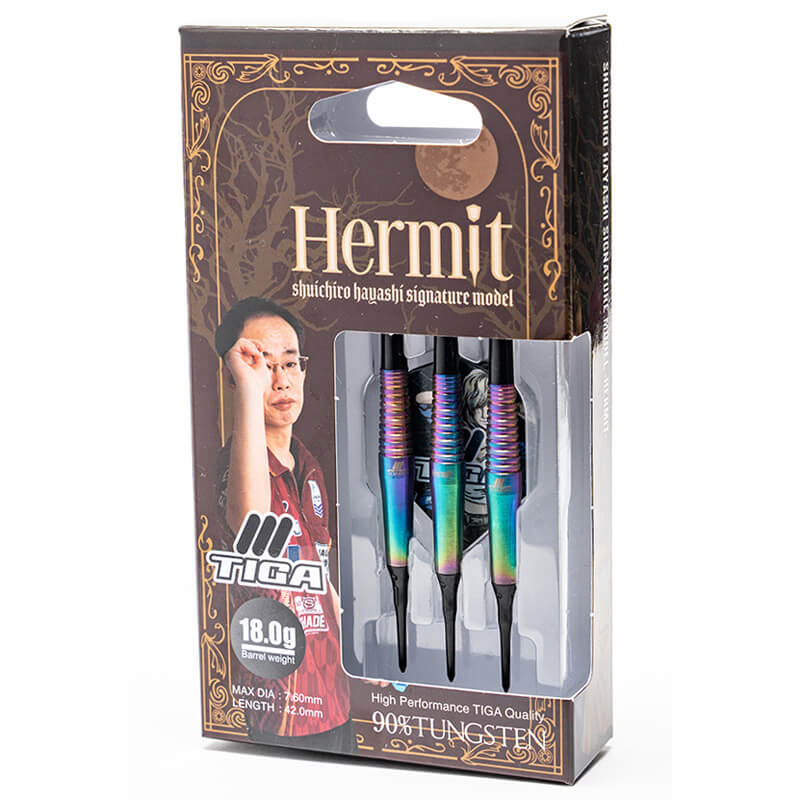 新品未使用　ハーミット 林周一郎モデル 限定モデル ティガ Hermit ハーミット 初回限定カラー 2BA18g 林周一郎選手 ダーツ