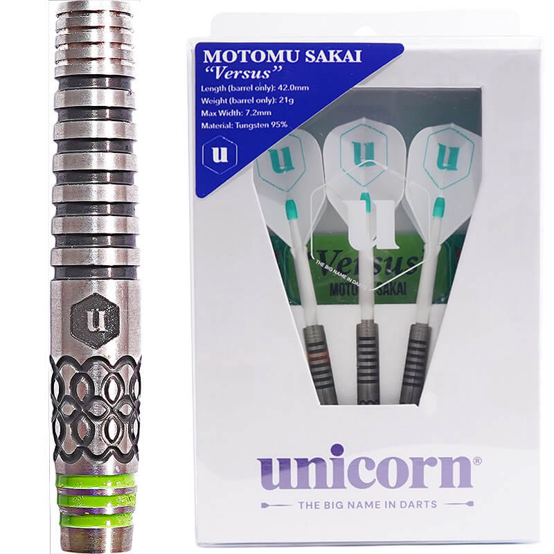 unicorn Versus21g 酒井素プロモデル　【多数オマケ付】 ユニコーン Versus バーサス 2BA21g 酒井素選手 ダーツ バレル