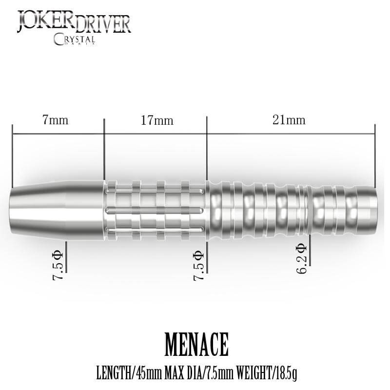 ジョーカードライバー MENACE メナス 2BA18.5g ダーツ バレル