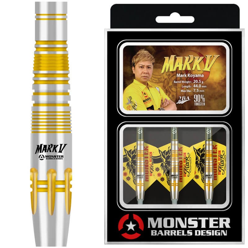 モンスター】MARK? マーク5 2BA20.5g 小山マーク選手 ダーツ バレル