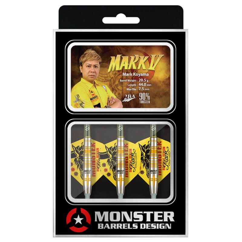 モンスター MARK? マーク5 2BA20.5g 小山マーク選手 ダーツ バレル