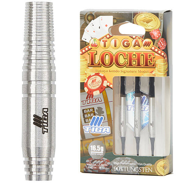 ティガ 近藤拓也選手 ローチェ TIGA DARTS LOCHE ダーツ バレル 2BA16.5g