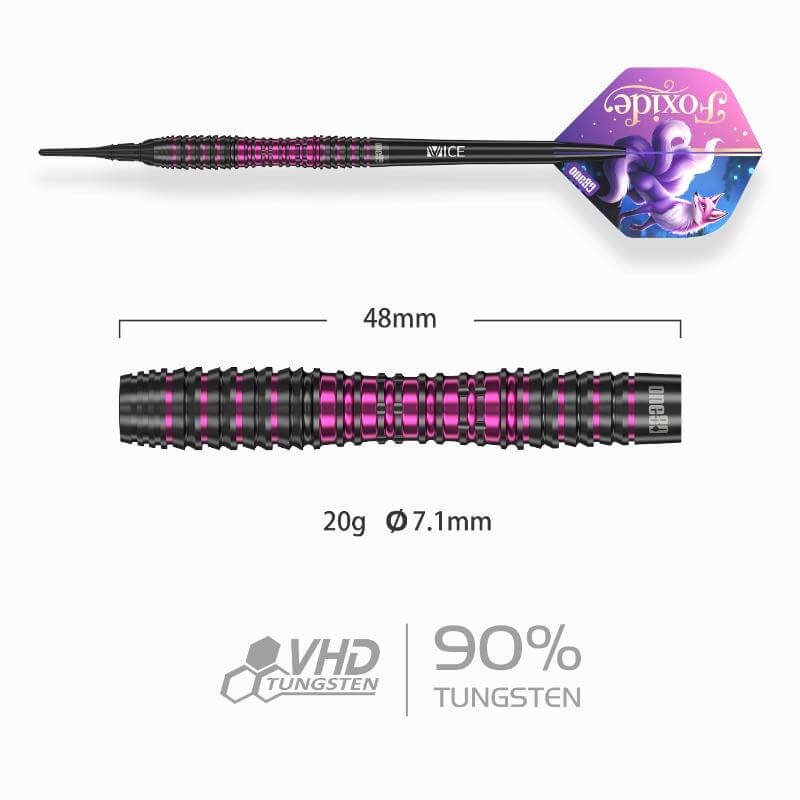 ワンエイティー フォクシード F3 ONE80 FOXIDE 2BA20g ダーツ バレル