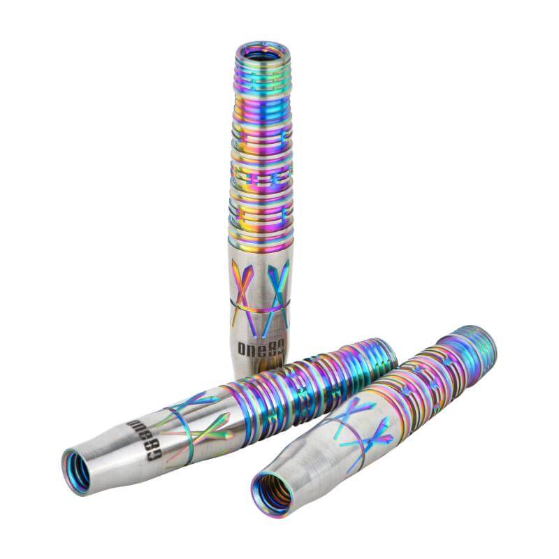 ダーツ　one80 ウロボロス4 レインボー 19g オマケ付き ONE80 Uroboros4 ウロボロス4 レインボー 2BA19g 中村成孝選手 ダーツ