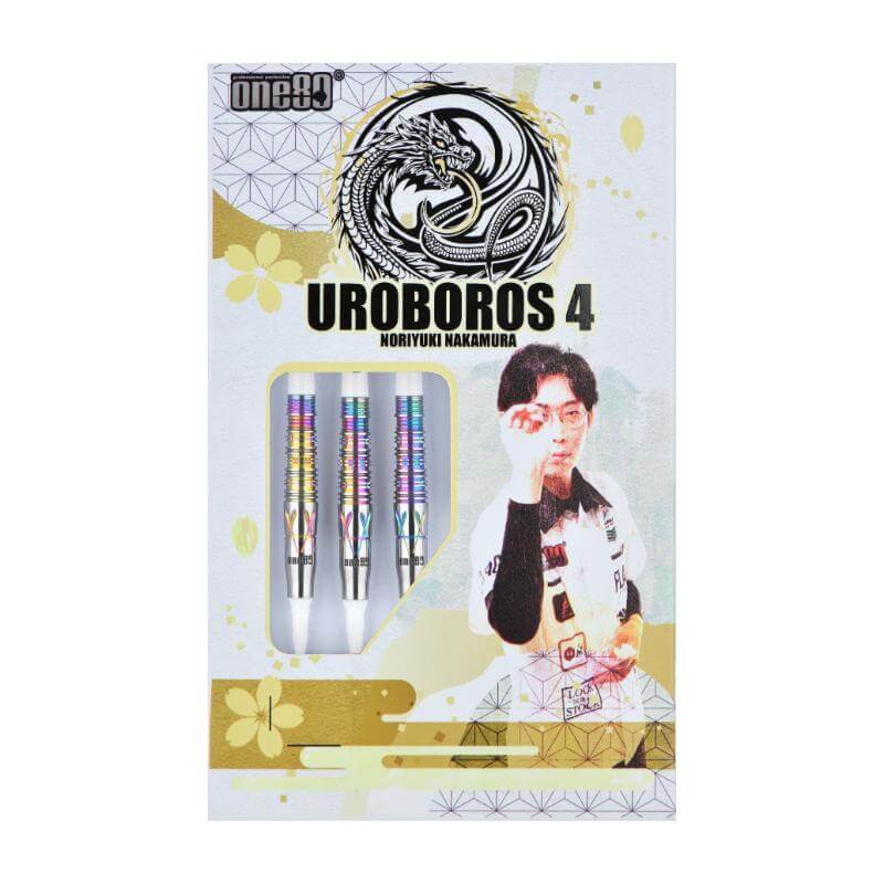 【美品】ONE80 UROBOROS 4 中村成孝選手モデル 19g ONE80 Uroboros4 ウロボロス4 レインボー 2BA19g 中村成孝選手 ダーツ