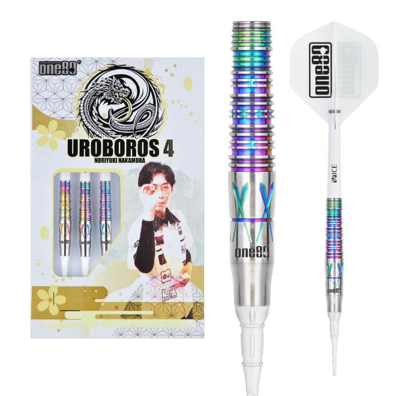 ONE80 Uroboros4 ウロボロス4 レインボー 2BA19g 中村成孝選手 ダーツ