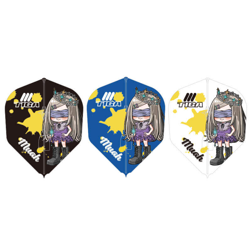 デイリーPD2本 ブライタライブ2本 二本柳星奈 エルフライト プロ TIGA DARTS L-Flight PRO L3 シェイプ