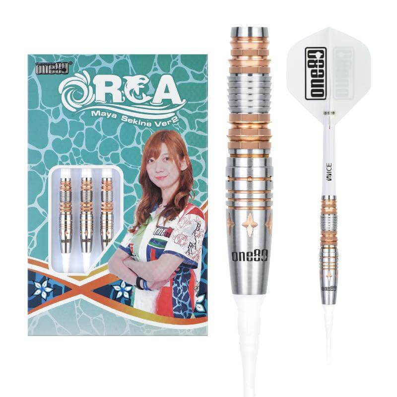 ONE80 Orca ver.2 オルカ2 ローズゴールド 2BA21g 関根麻耶選手 ダーツ