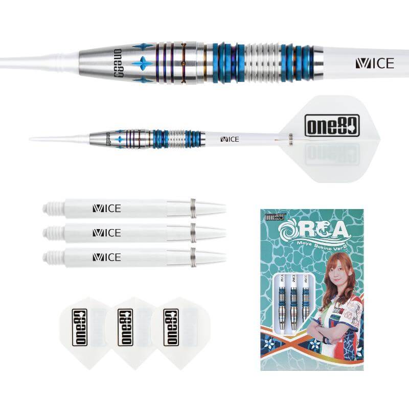 ONE80 Orca ver.2 オルカ2 ブルー No.5 19g 関根麻耶選手 ダーツ バレル