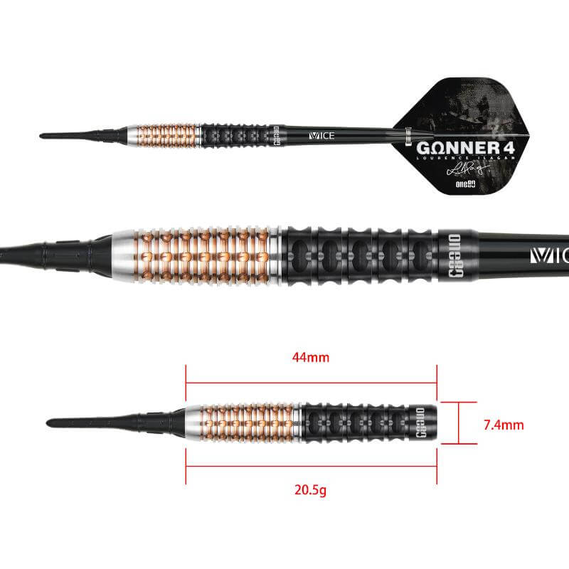 ONE80 Gunner ver.4 ガンナー4 2BA20.5g ローレンス・イラガン選手