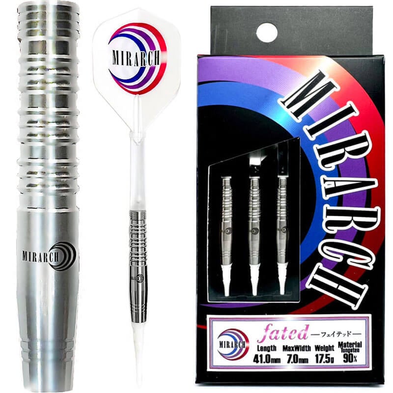 超美品　超激レア？　シャフト一体型　最細ダーツ　4BA　バレルのみ ミラーチ】fated フェイテッド 2BA17.5g 炭屋奈々美選手 ダーツ バレル