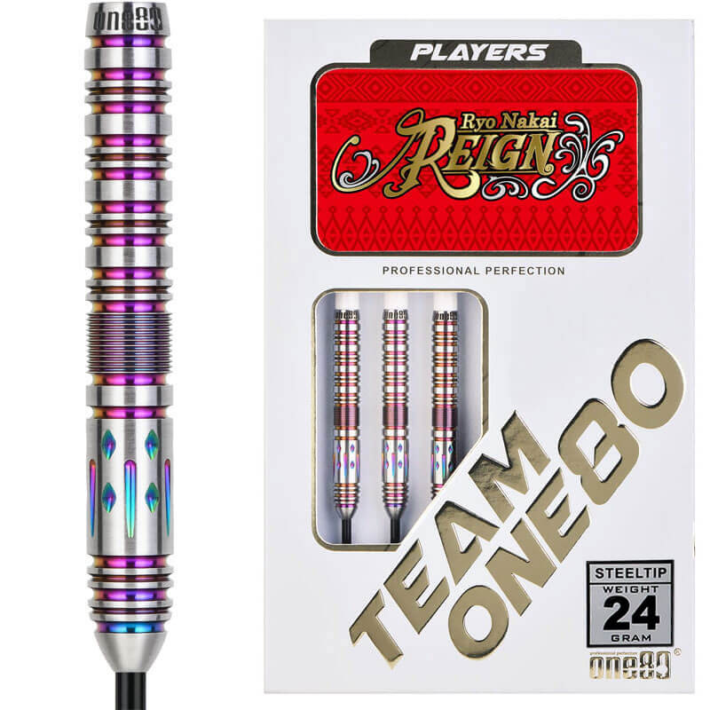 ONE80 REIGN レイン スティール24g 中井涼選手 ハードダーツ バレル