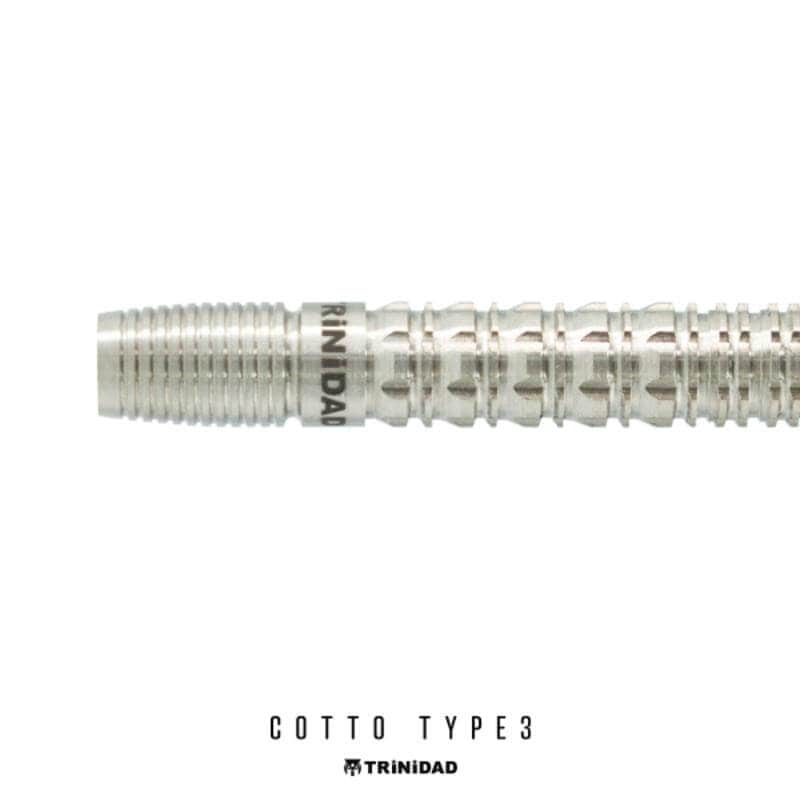 ダーツバレル 3本セット 金属製 トリニダード COTTO3 コット3 2BA21g 正津貴之選手 ダーツ バレル