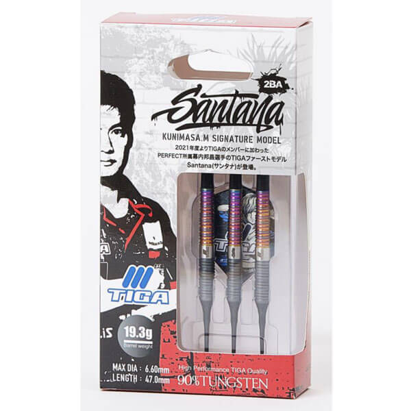 ティガ 幕内邦昌選手 サンタナ TIGA DARTS Santana ダーツ バレル 2BA19.3g