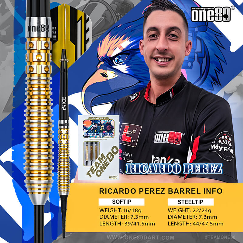 ONE80 Ricardo Perez スティール22g リカルド・ペレス選手 ハード