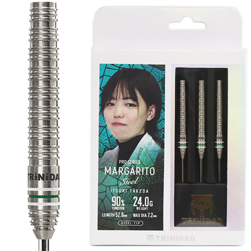 トリニダード】マルガリート スティール24g 武田樹選手 ハードダーツ