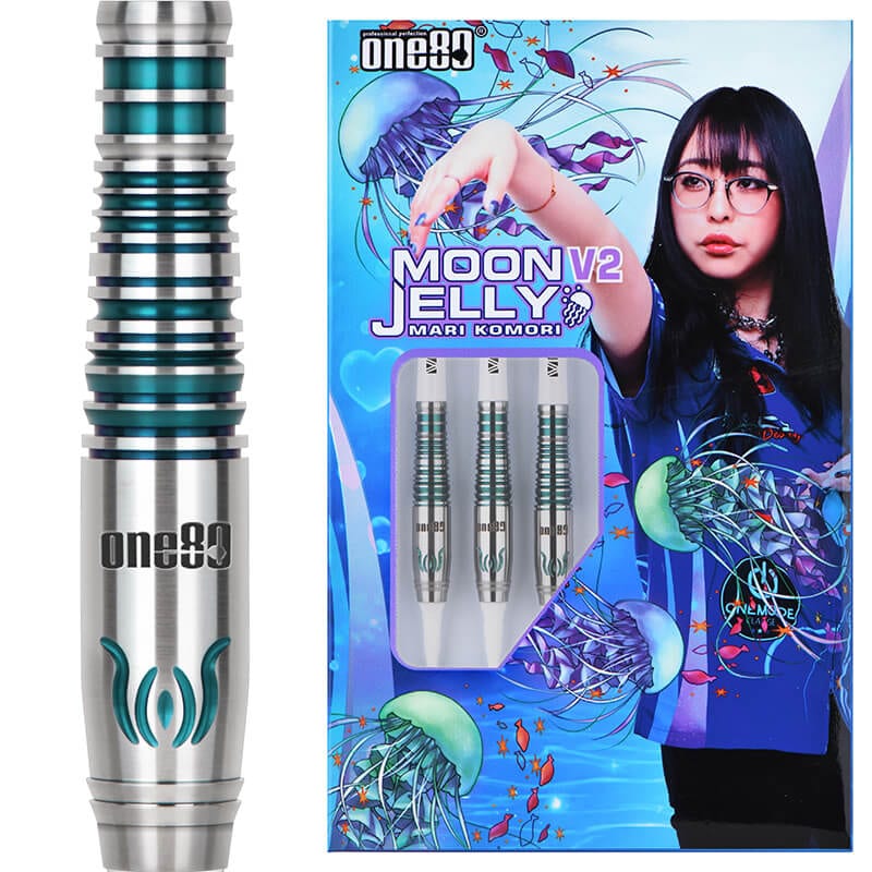 新品 未使用 ONE80 MOONJERRY 小森麻理選手モデル ONE80】Moon Jelly ver.2 ムーンジェリー2 エメラルド 2BA20g