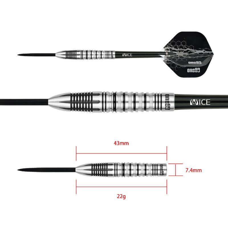 ONE80 THE OCELOT ver.2 オセロット2 スティール22g エドチャンバー