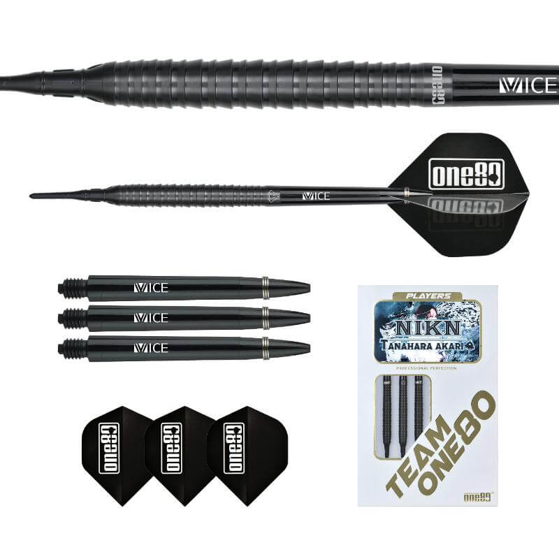 ONE80 NIKN ニケ ブラック 2BA17.5g 棚原あかり選手 ダーツ バレル
