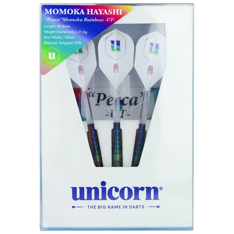 ユニコーン Pesca MOMOKA Rainbow UT 2BA21g 林桃加選手 ダーツ バレル