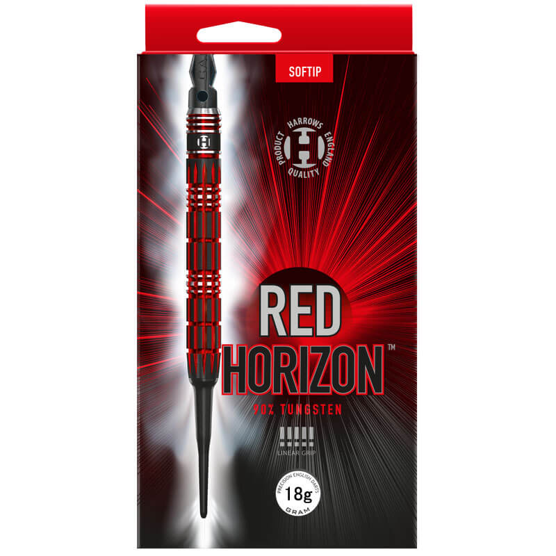 Harrows Red Horizon 18g ソフトチップダーツセット ハローズ レッドホライゾン 2BA18g ダーツ バレル