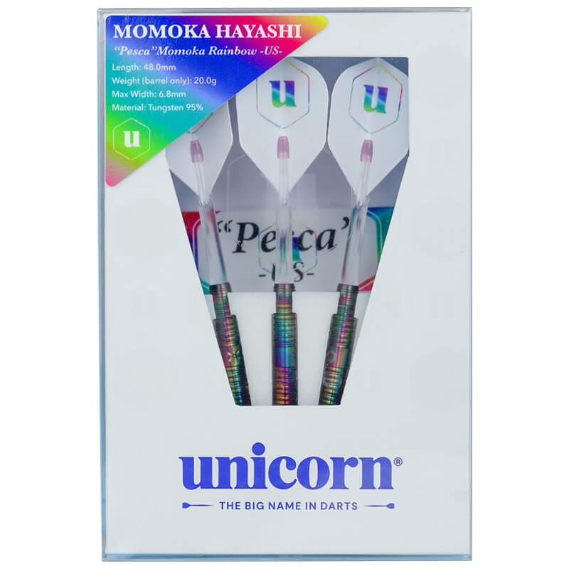 ユニコーン Pesca MOMOKA Rainbow US 2BA20g 林桃加選手 ダーツ バレル